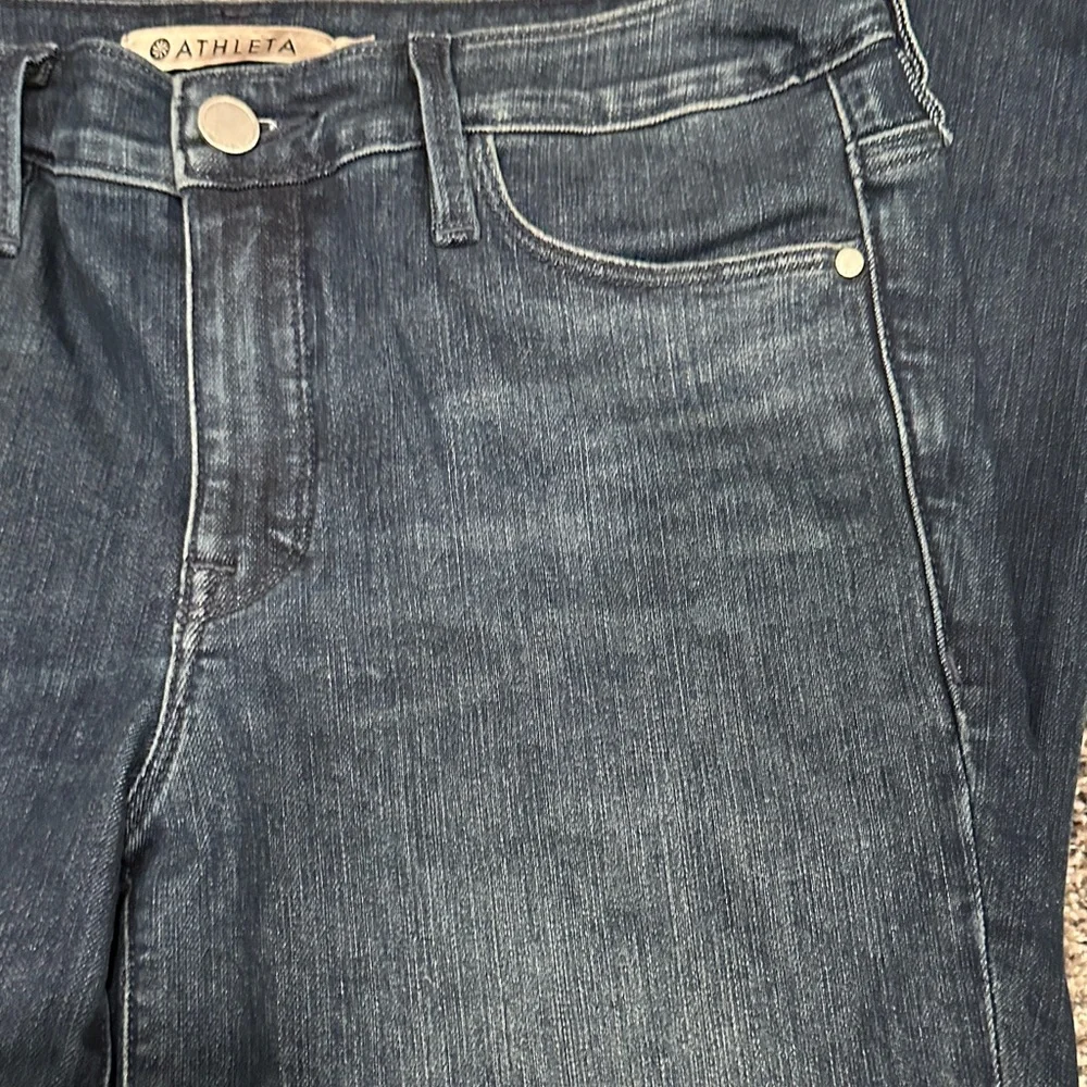 Athleta Women's Dark Blue Straight Leg Jeans